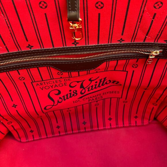 Authentic Louis Vuitton Neverfull GM Damier Ebene Tote - Proof of Purchase Incl. - Picture 10 of 11